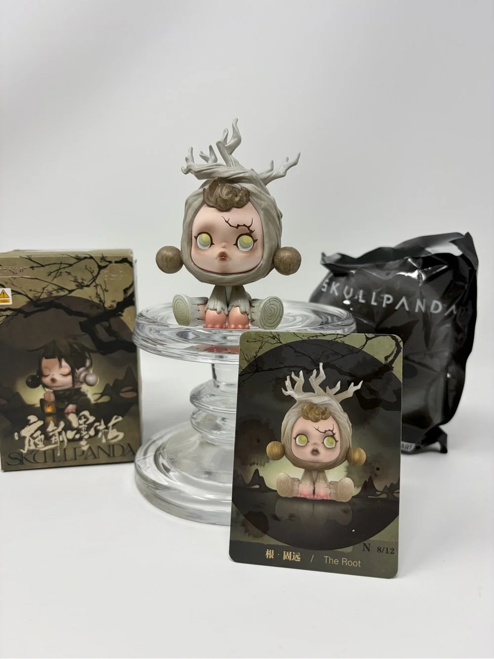 SKULLPANDA THE ROOT Popmart THE INK BLOSSOM Series Vinyl Figure
